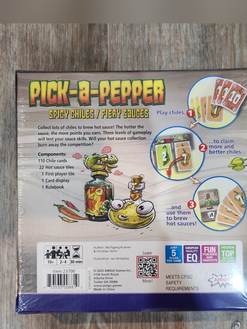 Pick-A-Pepper Card Game - Picture 2 of 3